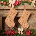 thumbnail image 6 of Lsque Plaid Sunflower Pattern 18 Inch Christmas Stockings, Festive Holiday Stocking for Christmas Decorations Holiday Decor, 6 of 8