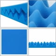 thumbnail image 6 of 12Pack Acoustic Foam Panels Egg Crate Foam Sound Proof Padding 1 InchX12 InchX12 Inch Studio Acoustical Treatments Foam, 6 of 8
