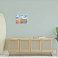 thumbnail image 2 of Ocean Pier Sunrise Reflection Coastal Photograph White Framed Art Print Wall Art, 2 of 7