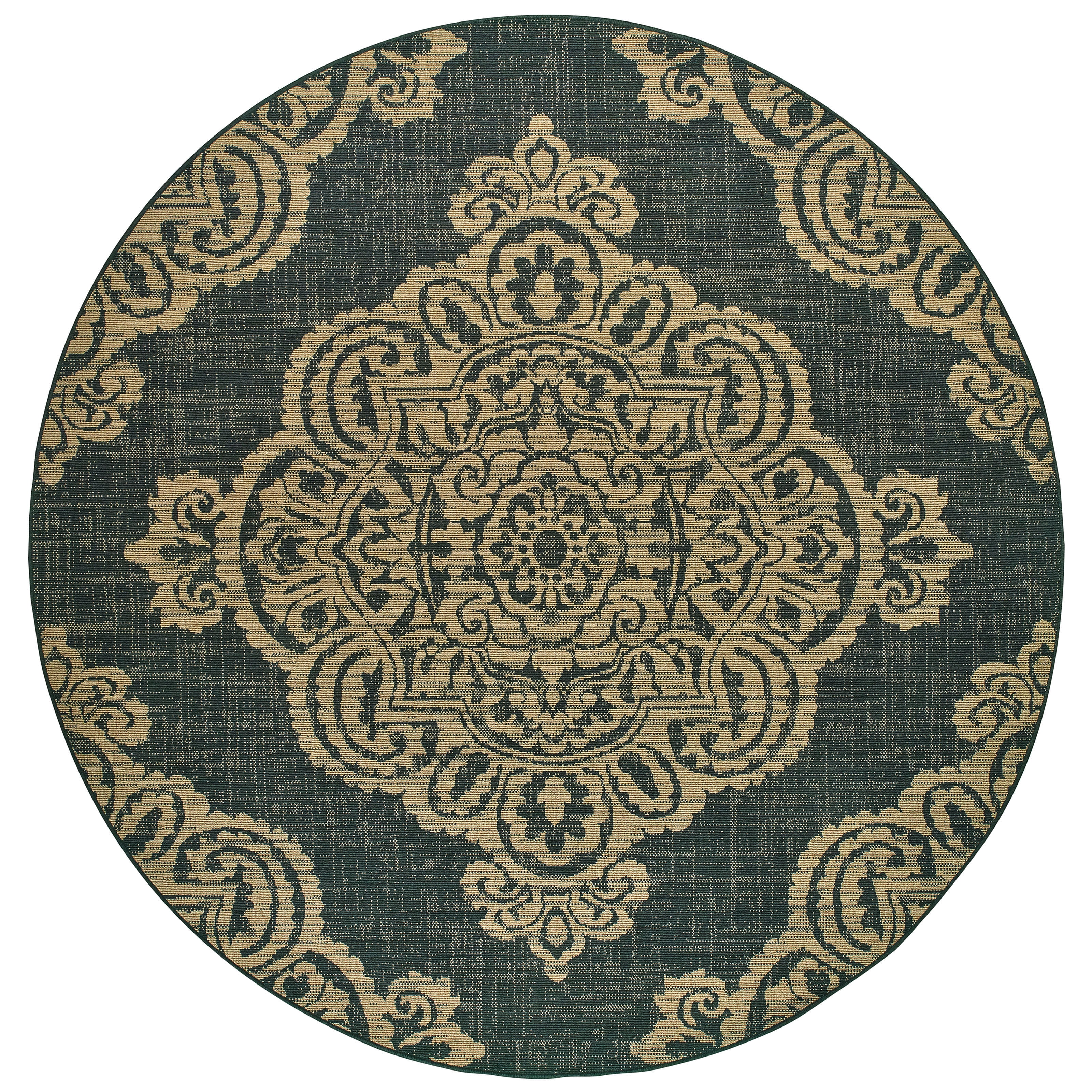Avalon Home Mackinaw Center Medallion Indoor/Outdoor Area Rug - Walmart.com