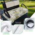 thumbnail image 5 of Golf Cart Seat Covers for 2 Seater,Tropical Leaf Microfiber Cart Seat Towel Blanket,Palm Leaves Plants Vintage Spring Green Absorbent Breathable Non Slip Bench Seats Protector for Golf Course 51"x31", 5 of 9