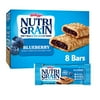 Nutri-Grain Soft Baked Breakfast Bars, Made with Whole Grains, Kids Snacks, Blueberry, 10.4oz Box (8 Bars)