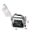 thumbnail image 2 of TIMIFIS Dynamo Exploder Electronic Rechargeable Lighter, Lighter, Transparent Double Lighter LED Power Display Type-C Rechargeable Lighter Outdoor Windproof Household Tools, 2 of 7