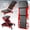 Red1, variant on Shaped Wheeled Creeper Stool(Sold Separately), Foldable/Non-Foldable Crawler Mechanic Seat, 300 Lb Load Capacity with 6 2.5-Inch Casters, Great Gift for Men