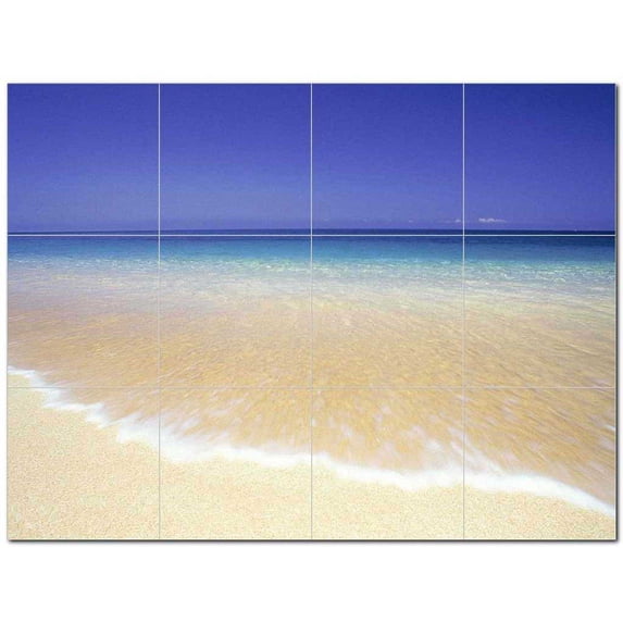 Beach Scene Ceramic Tile Mural Kitchen Backsplash Bathroom Shower 404061-L43