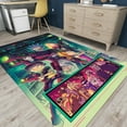 thumbnail image 4 of Dreammotif Colorful Modern Rug For Living Room, Bedroom, Game Room Decor, Large Area Rugs For Teens, Vibrant Rick And Morty Wars Theme, 4 of 7