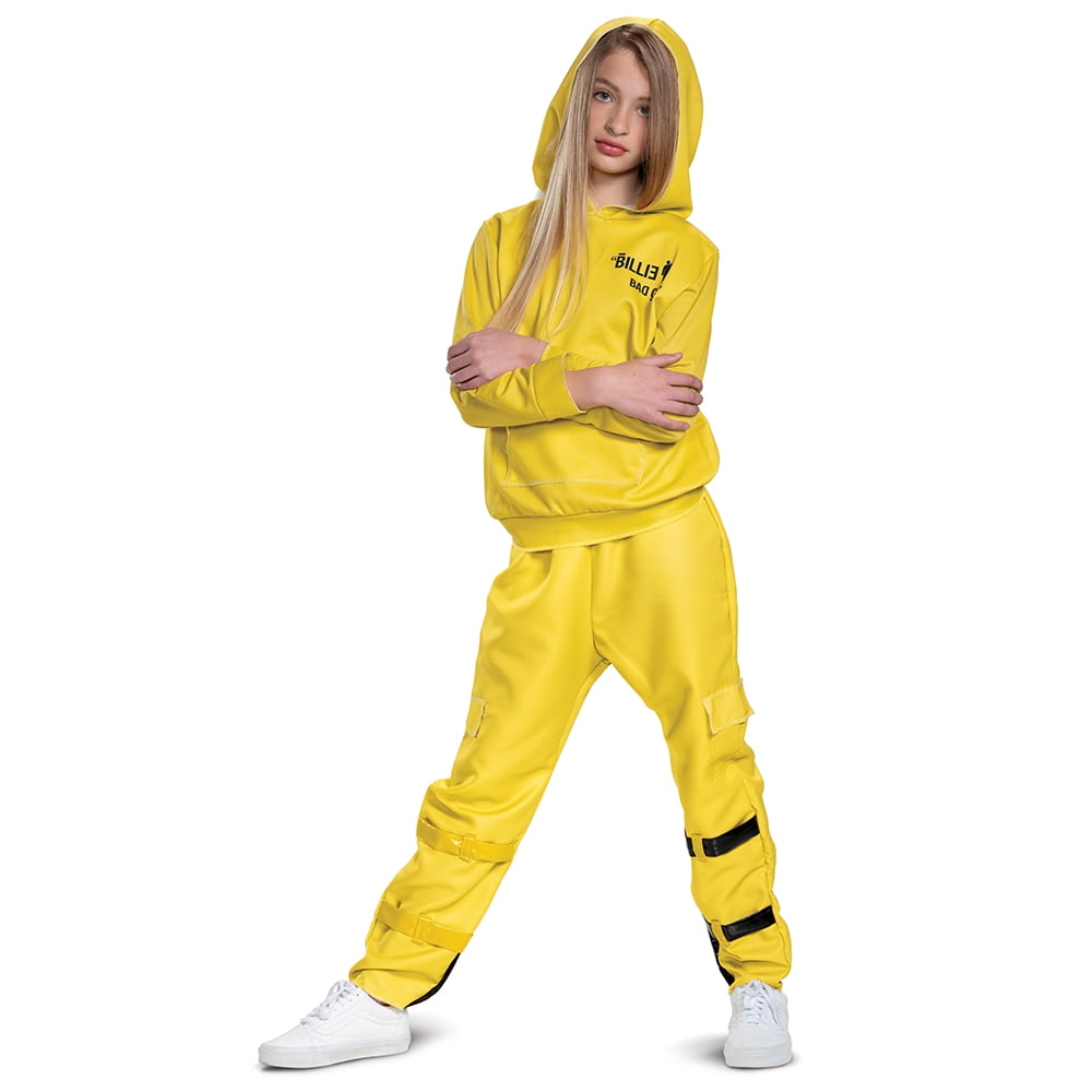 Billie Eilish Deluxe Girls Costume - Yellow 