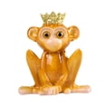 thumbnail image 3 of Estatua de mono de yoga, figura de resina, recuerdo, regalo, adorno coleccionable decorativo. Con corona, 3 of 9
