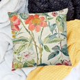 thumbnail image 2 of BANET  Waterproof Throw Pillow Covers, Colorful Flowers Bird and Butterfly Pattern Decorative Cushion Covers, Perfect to Outdoor Patio Garden Living Room Sofa Farmhouse Decor 24x24in, 2 of 5