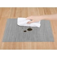 thumbnail image 3 of REGALWOVEN Set of 8 Placemats, Placemats for Kitchen Dining Table Decor Washable Heat Resistant Table Placemats Wipeable Place Mat Gray 18*12in, 3 of 7