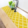 thumbnail image 4 of Yellow Moroccan Geometric Checks Wedding Party Table Runner Coffee Table Decoration Home Garden Table Cloth, 4 of 5