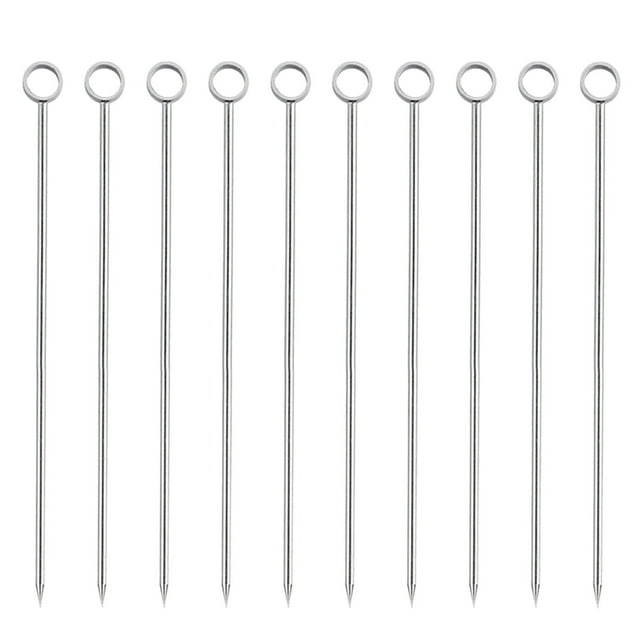 Yhmxh Utensilios de cocina Palillos de cóctel de acero inoxidable M Artini Picks Palillos de cóctel Palillo de dientes de metal Muebles para cocina Accesorios de cocina Mueble organizador cocina