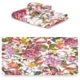 thumbnail image 2 of Vintage Floral Bird Bath Towel Set of 3, Highly Absorbent & Soft Bathroom Towels Set Quick Dry Towels Set for Bathroom Spa Beach (1 Bath Towels, 1 Hand Towel, 1 Washcloth), 2 of 7