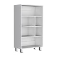 thumbnail image 3 of Nmkwnr 40.6" Tall 6 Tiers Bookcase for Living Room, Office, White, 3 of 7