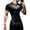 Black-2, variant on Gym Workout Men's Athletic Compression Shirt Gothic Graphic Compression Shirt Round Neck Short Sleeve Quick Dry Training Tee