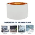 thumbnail image 4 of HEALEEP Decorative Cloth Lamp Shade Woven Fabric Round Shape 1Pcs For Bedroom, 4 of 8