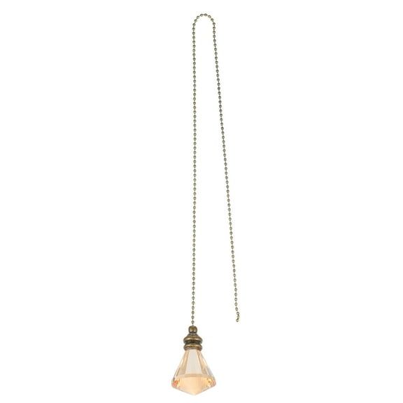 COSMOBETTY Crystal Pendant Lamp Khaki Iron 1Set 19.7X1.4X1.4in
