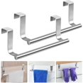thumbnail image 1 of 2 PCS Wall Mounted Towel Rack Stainless Steel 23*6.2cm Hanging Towel Rack Wall Mounted Towel Rack Bars Towel Holder Bathroom Towel Rack Wall Mounted Stainless Towel Rack, 1 of 5