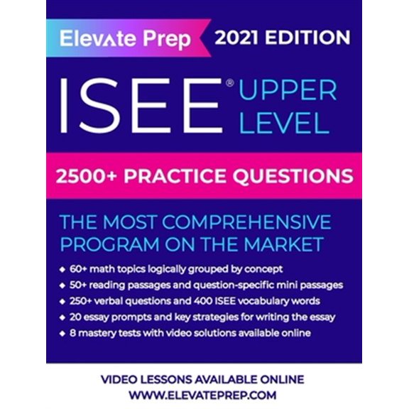 Pre-Owned ISEE Upper Level: 2500+ Practice Questions (Paperback)