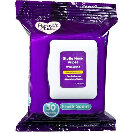 Parents Choice Stuffy Nose Wipes 30ct