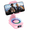 Pink, variant on Cillso Phone Stand with Bluetooth Speaker, Gifts for Men Women, Foldable Adjustable Desktop Phone Holder with HD Stereo Sound & LED Lights, 4-in-1 Tech Gadget Compatible with iPhone, Android & iPad