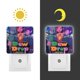 thumbnail image 3 of Diarios de Gotita de Rocío Luz nocturna LED con sensor de anochecer a amanecer para dormitorio, baño, pasillo, escaleras - Lámpara LED nocturna de enchufe, 0.5W - 1 pieza, 3 of 6