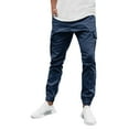 thumbnail image 3 of Men Pants Casual Solid Color Zipper Pocket Trouser Fashion Overalls Beach Pockets Pant Streetwear, 3 of 9