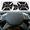 thumbnail image 4 of Bgsha for Mercedes Steering Wheel Button Repair Decals Stickers Black, 4 of 6