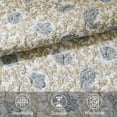 thumbnail image 3 of Madison Park Dawn Full/Queen 6 Piece Cotton Percale Quilt Set with Throw Pillows in Yellow, 3 of 6