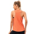 thumbnail image 4 of EFINNY Women's Summer Sleeveless Yoga Tank Top Breathable High Elastic Fitness Loose Sports Tee, 4 of 9