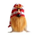 thumbnail image 4 of Christmas Gnomes Decoration Tabletop Decoration Christmas Xmas Gnomes Plush Collectible Figurine Green Beard Santa Ornament, 4 of 5