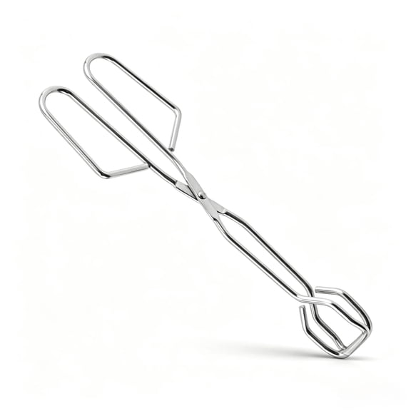 9" Heavy Duty Stainless Steel Kitchen Scissor Tongs BBQ