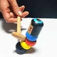 thumbnail image 2 of Interesting Magic Toy,Little Wooden Man, Who Cant Beat, Little Unbreakable Wooden Man Magic Toy Stage Magic Props, Funny for Kids Toy, 2 of 5