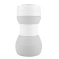 thumbnail image 1 of Funda de silicona plegable a prueba de fugas para taza de viaje para café, té y agua - Gris, 1 of 8