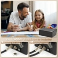 thumbnail image 5 of Xdovet Upgraded 55PSI Airbrush Kit with Compressor, Dual-Action Multi-Function Airbrush Set with 0.4mm Nozzle for Painting Portable Air Brush Set for Cake Decoration Makeup Art Craft Nail Design Model, 5 of 7