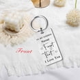 thumbnail image 5 of Yobent Goddaughter Gifts for Christmas Birthday Valentiens, Stainless Steel Goddaughter Keychain, Goddaughter Baptism Gifts with Love Quote, 5 of 6