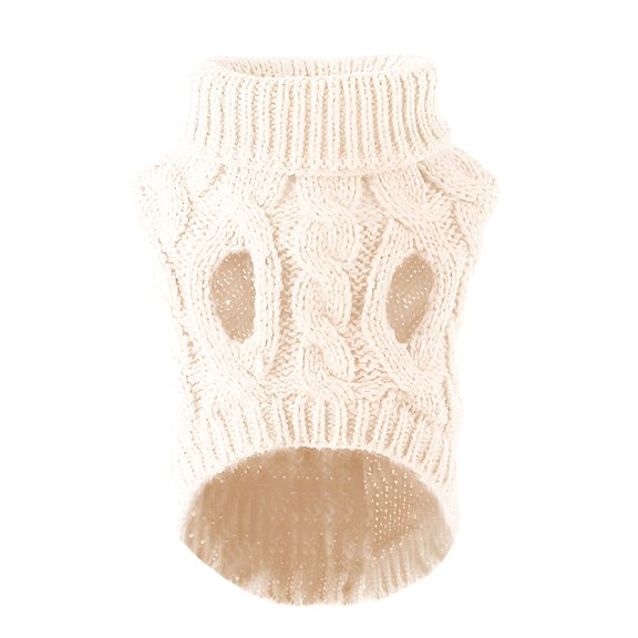 GASTROPOD Cozy Cable Knit Dog Sweater, Super Soft Puppy Sweater For All Day Comfort And Durable Fit