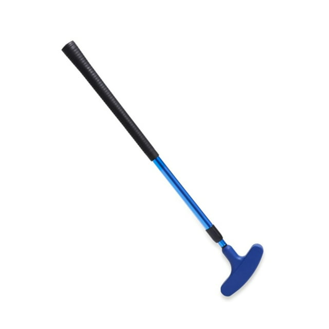 Retractable Golf Putter Golf Clubs For Kids Adults Beginner Alignment Left And Right Handed Golf Training Accessories Supplies Blue