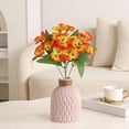 thumbnail image 6 of hulanddfd Artificial Flowers for Outdoors Indoors, Artificial Pansy Flowers Bouquet Fake Plants Faux Silk Flowers for Spring Home Decor Flower Arrangement Wedding Party Supplies, 6 of 6