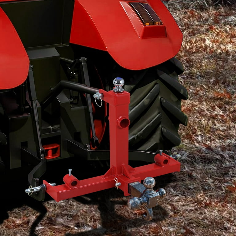 Juiluna 3 Point Gooseneck Tractor Trailer Hitch 2 Receiver Hitch