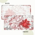 thumbnail image 4 of YFYANG 5FT Rectangular Table Cloth, Waterproof Polyester Vintage Red Pink Floral Pattern Table Cover, Indoor Outdoor Decorative Tablecloths with Elastic Edge, 4 of 8