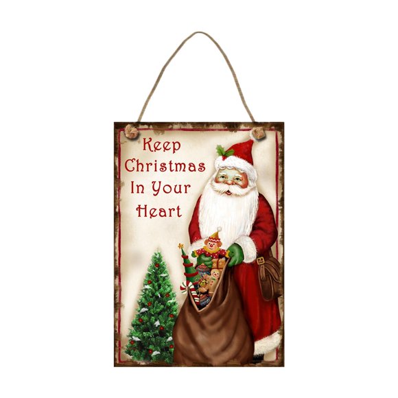 Christmas Sign, Christmas Decoration Hanging Tags Decor, Outdoor ,Porch Sign for Style A