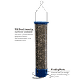 thumbnail image 6 of Droll Yankees Whipper Squirrel-Proof Tube Bird Feeder - Blue - 5 lb. capacity, 6 of 11