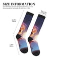 thumbnail image 4 of Pofeuu Dreamy Forest Elf Print Compression Socks for Women & Men Circulation - Best Support for Nurses,Running,Athletic,Sports, 4 of 7