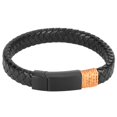 thumbnail image 3 of Pulsera de cuero trenzado ANGGREK Vintage 20.5cm 22.5cm, 3 of 8