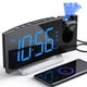 thumbnail image 1 of Despertador de proyección Uptimus con radio FM y puerto USB, 1 of 6
