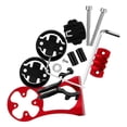 thumbnail image 3 of Shisuyan Red Aluminium Alloy Bicycle Computer Holder For Cyclists Traveling 2Pack, 3 of 8