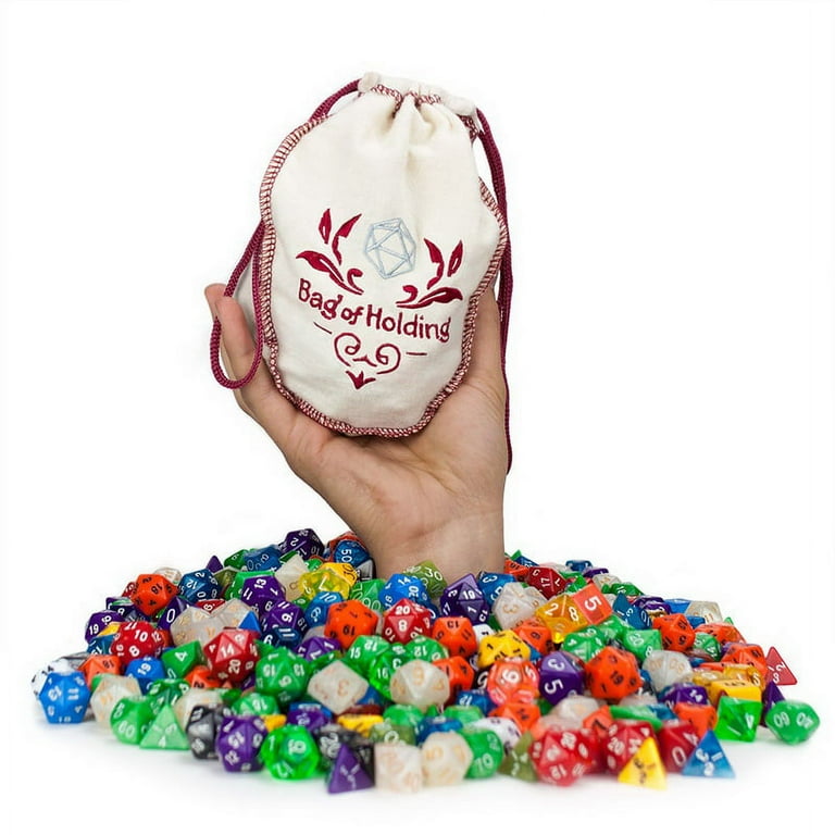 超安い品質 Bag of Holding: 140 Polyhedral Dice in 20 Complete Sets ゲームアクセサリー