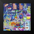 thumbnail image 2 of Grim, Tara Funk 12x12 Black Modern Framed Museum Art Print Titled - Funlands I, 2 of 5