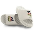 thumbnail image 2 of Unisex ISlide Caitlin Clark Cream Indiana Fever Round 21 Motive Slide Sandals, 2 of 5